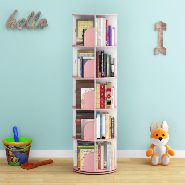 RotatingBookShelf_5Tier_Pink_01.jpg