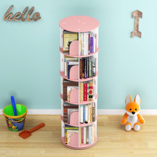 RotatingBookShelf_5Tier_Pink_02.jpg