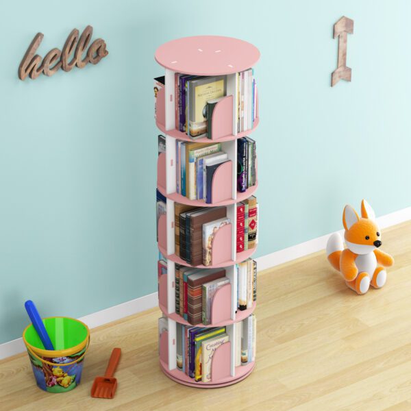 RotatingBookShelf_5Tier_Pink_03.jpg