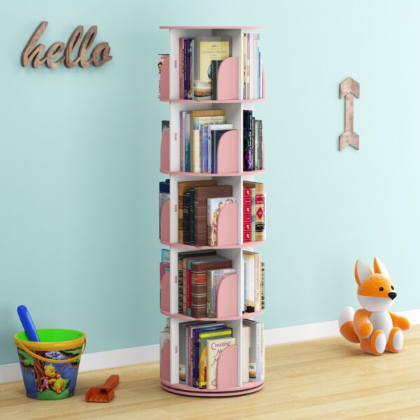 RotatingBookShelf_5Tier_Pink_04.jpg