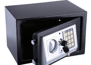 8.5L Digital Safe Box Safety Electronic Security Steel Cash Lock Box for Home, Office, Hotel